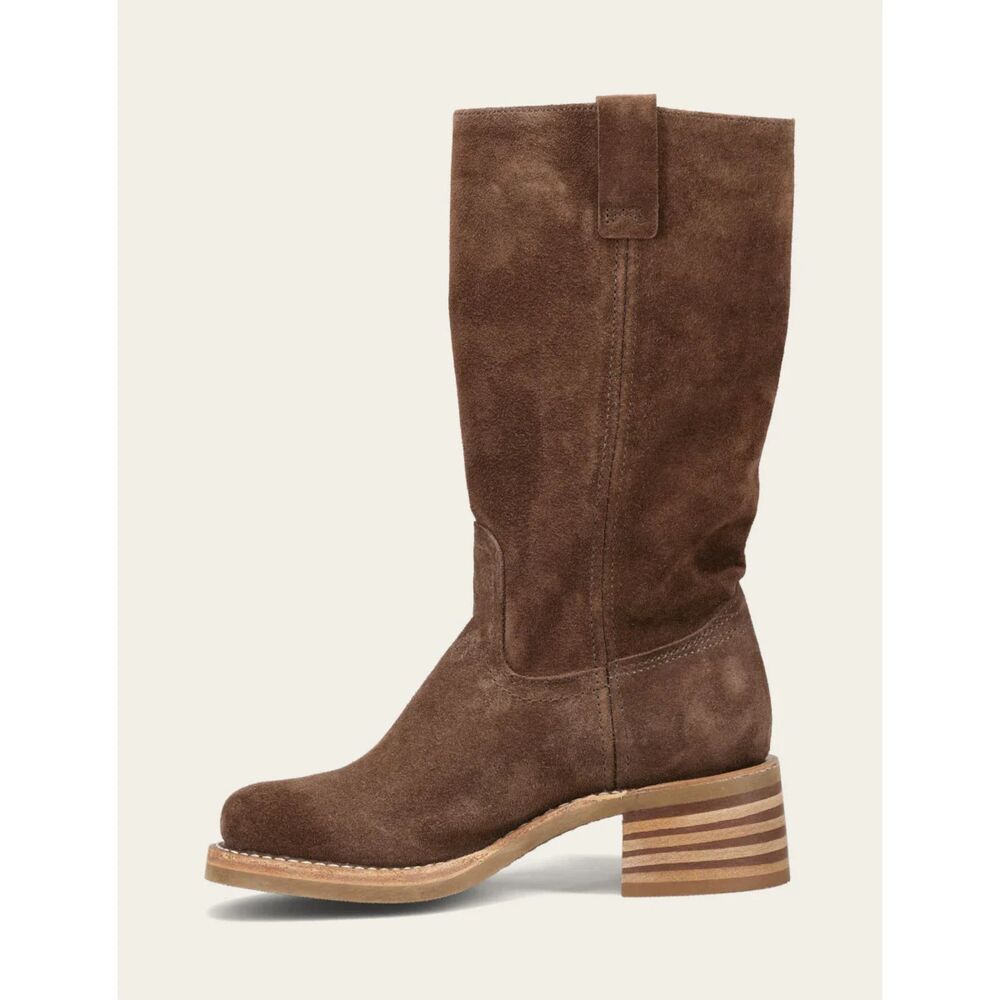 Frye Campus 12R Boots Womens 9 Brownie Pull On Leather Boho Festival Western NIB - Picture 2 of 7